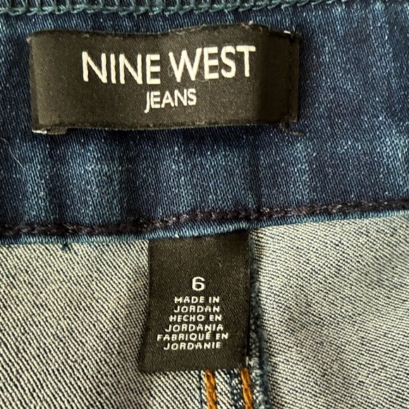 Nine West Women's Jeans Heidi Pull On Skinny Crop 6 - Picture 8 of 13